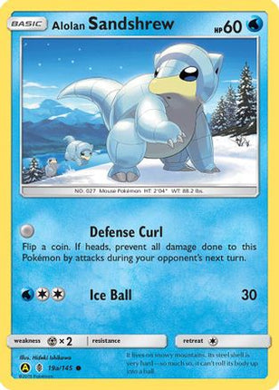 Alolan Sandshrew - 19a/145 [Alternate Art Promos] Holofoil