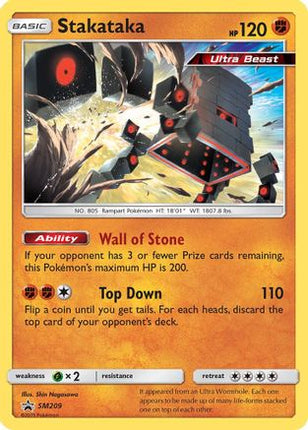 Stakataka - SM209 - SM209/null [SM Promos] Holofoil