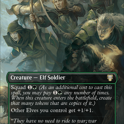 Galadhrim Brigade (Borderless) [Tales of Middle-earth Commander] Surge Foil