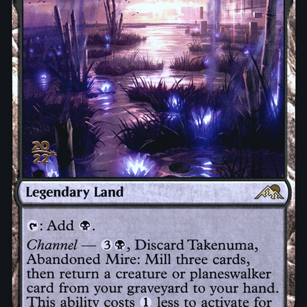 Takenuma, Abandoned Mire [Kamigawa: Neon Dynasty Promos] Prerelease Foil