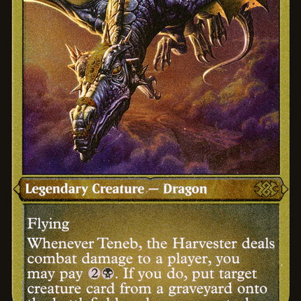 Teneb, the Harvester [Double Masters 2022] Etched Foil