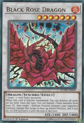 Black Rose Dragon (Ultra Rare) [DUDE-EN010] 1st Edition