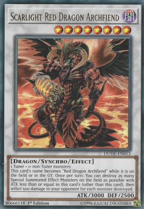 Scarlight Red Dragon Archfiend (Ultra Rare) [DUDE-EN013] 1st Edition