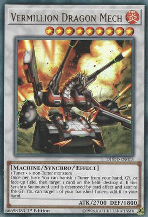 Vermillion Dragon Mech (Ultra Rare) [DUDE-EN015] 1st Edition