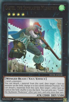 Castel, the Skyblaster Musketeer (Ultra Rare) [DUDE-EN018] 1st Edition