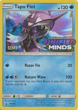 Tapu Fini - SM203 (Prerelease) [Staff] - null/null [SM Promos] Holofoil