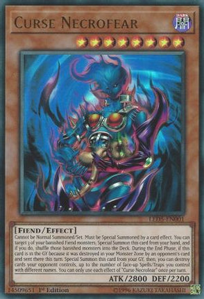 Curse Necrofear (Ultra Rare) [LED5-EN001] 1st Edition