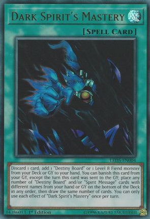 Dark Spirit's Mastery (Ultra Rare) [LED5-EN004] 1st Edition