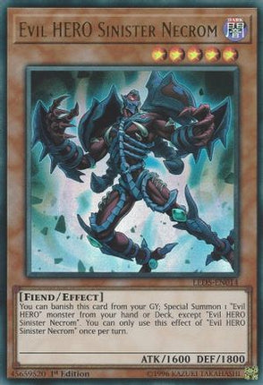 Evil HERO Sinister Necrom (Ultra Rare) [LED5-EN014] 1st Edition