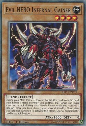 Evil HERO Infernal Gainer (Common / Short Print) [LED5-EN018] 1st Edition