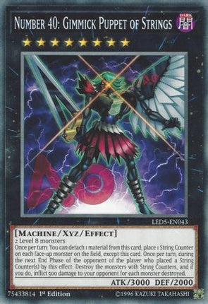Number 40: Gimmick Puppet of Strings (Common / Short Print) [LED5-EN043] 1st Edition