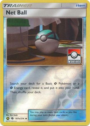 Net Ball (Pokemon League) - 187a/214 [League & Championship Cards] Reverse Holofoil