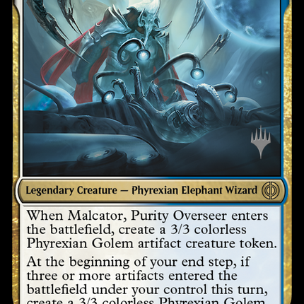 Malcator, Purity Overseer [Phyrexia: All Will Be One Promos]