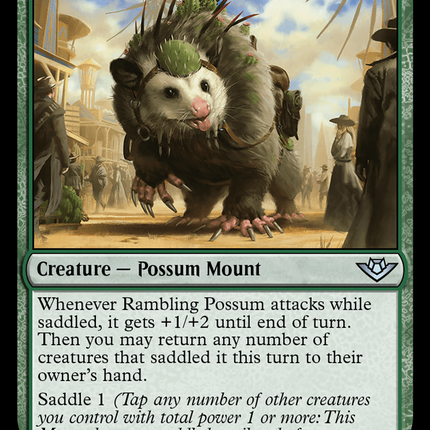 Rambling Possum [Outlaws of Thunder Junction] Foil
