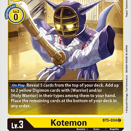 Kotemon [BT5-034] [Battle of Omni]