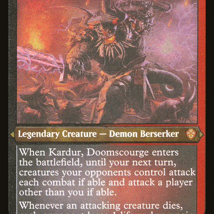 Kardur, Doomscourge [Starter Commander Decks] Etched Foil