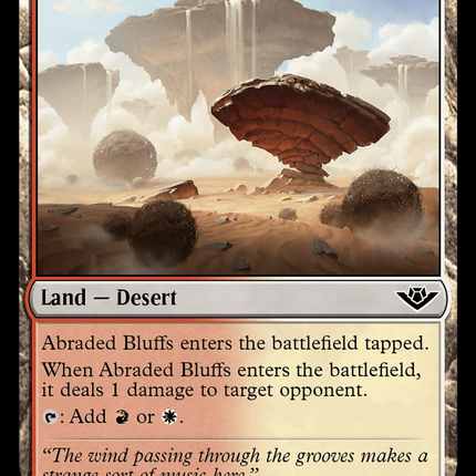 Abraded Bluffs [Outlaws of Thunder Junction] Foil