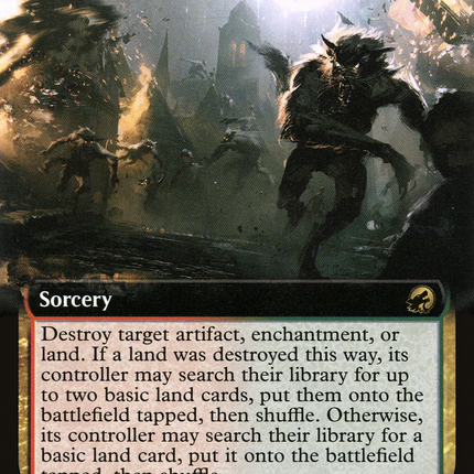 Dire-Strain Rampage (Extended Art) [Innistrad: Midnight Hunt]