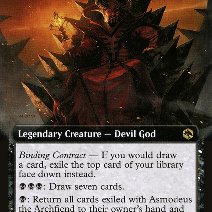 Asmodeus the Archfiend (Extended Art) [Adventures in the Forgotten Realms]