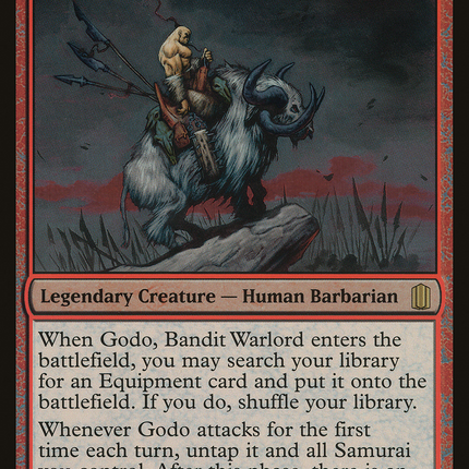 Godo, Bandit Warlord [Commander's Arsenal Oversized] Foil
