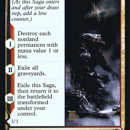 Hidetsugu Consumes All // Vessel of the All-Consuming [Kamigawa: Neon Dynasty Promos] Prerelease Foil