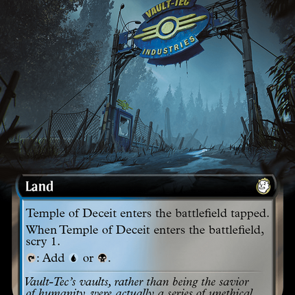 Temple of Deceit (Extended Art) [Fallout] Surge Foil