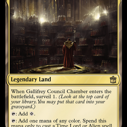 Gallifrey Council Chamber [Doctor Who] Surge Foil