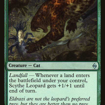 Scythe Leopard [Battle for Zendikar Promos] Foil
