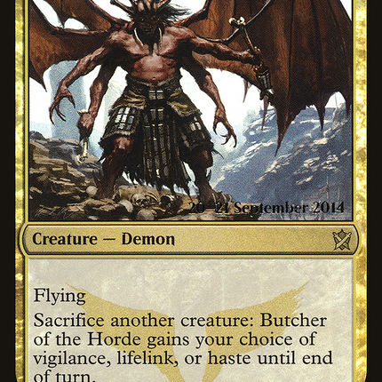 Butcher of the Horde [Khans of Tarkir Promos] Prerelease Foil