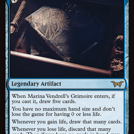 Marina Vendrell's Grimoire [Duskmourn: House of Horror] Foil