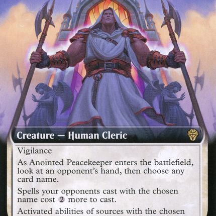 Anointed Peacekeeper (Extended Art) [Dominaria United]