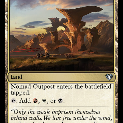 Nomad Outpost [Commander Masters]