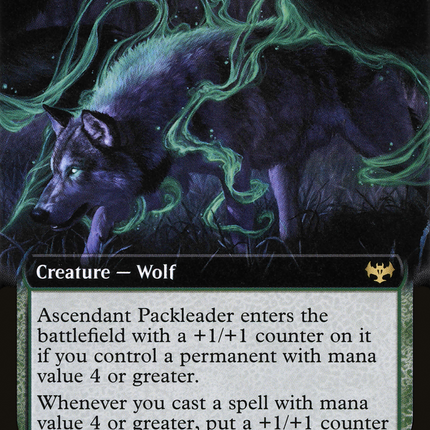 Ascendant Packleader (Extended Art) [Innistrad: Crimson Vow]