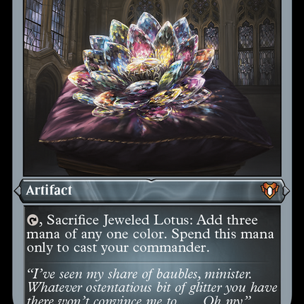 Jeweled Lotus [Commander Masters] Etched Foil