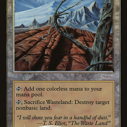 Wasteland [Magic Player Rewards 2001] Foil