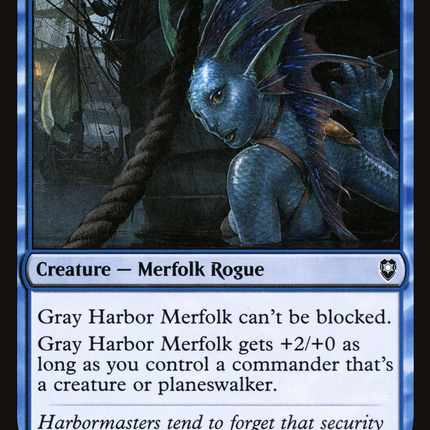 Gray Harbor Merfolk [Commander Legends: Battle for Baldur's Gate]