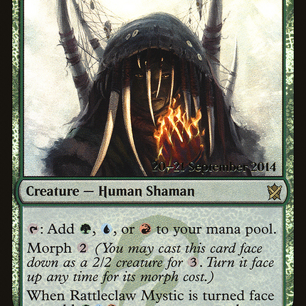 Rattleclaw Mystic [Khans of Tarkir Promos] Prerelease Foil