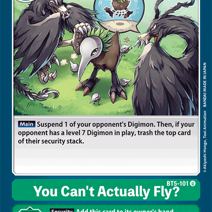 You Can't Actually Fly? [BT5-101] [Battle of Omni]