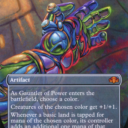 Gauntlet of Power (Borderless) [Dominaria Remastered]
