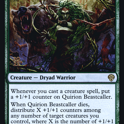 Quirion Beastcaller [Dominaria United Promos] Prerelease Foil