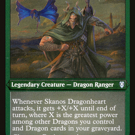 Skanos Dragonheart [Commander Legends: Battle for Baldur's Gate] Etched Foil