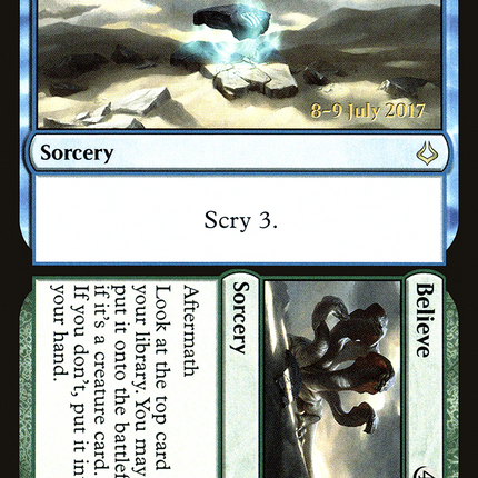 Reason // Believe [Hour of Devastation Promos] Prerelease Foil