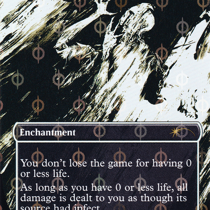 Phyrexian Unlife (Borderless) [Secret Lair Drop] Step-and-Compleat Foil