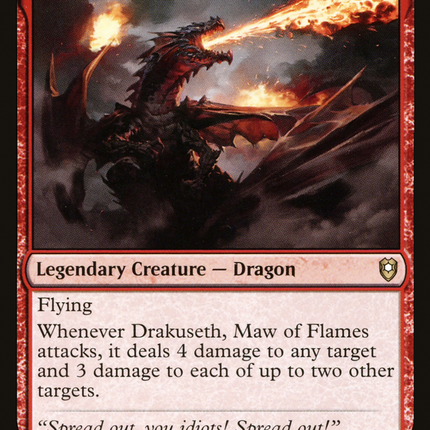 Drakuseth, Maw of Flames [Commander Legends: Battle for Baldur's Gate]