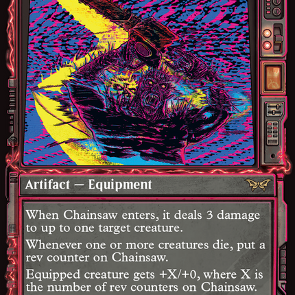 Chainsaw (Showcase) [Duskmourn: House of Horror] Foil