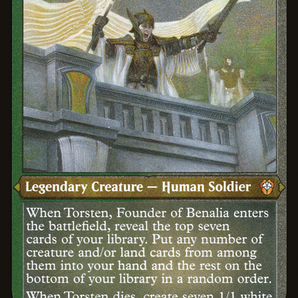 Torsten, Founder of Benalia [Dominaria United Commander] Etched Foil