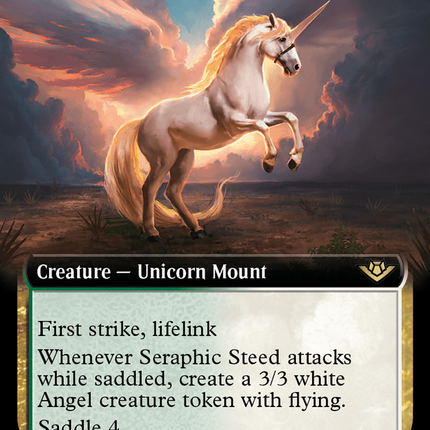 Seraphic Steed (Extended Art) [Outlaws of Thunder Junction] Foil