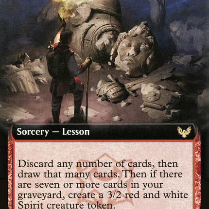 Illuminate History (Extended Art, lesson) [Strixhaven: School of Mages]