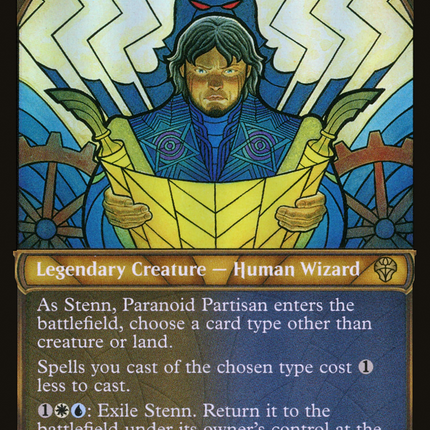Stenn, Paranoid Partisan (Showcase) [Dominaria United] Textured Foil