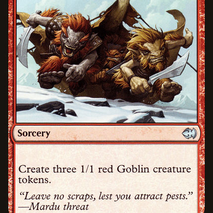 Hordeling Outburst [Duel Decks: Merfolk vs. Goblins]